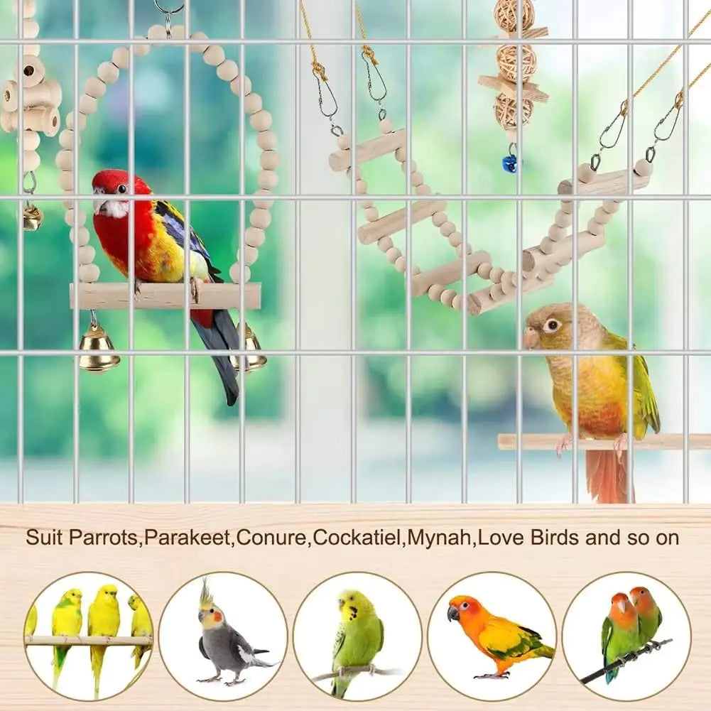 Bird Parrot Swing Toys -  ADAB's Pet World