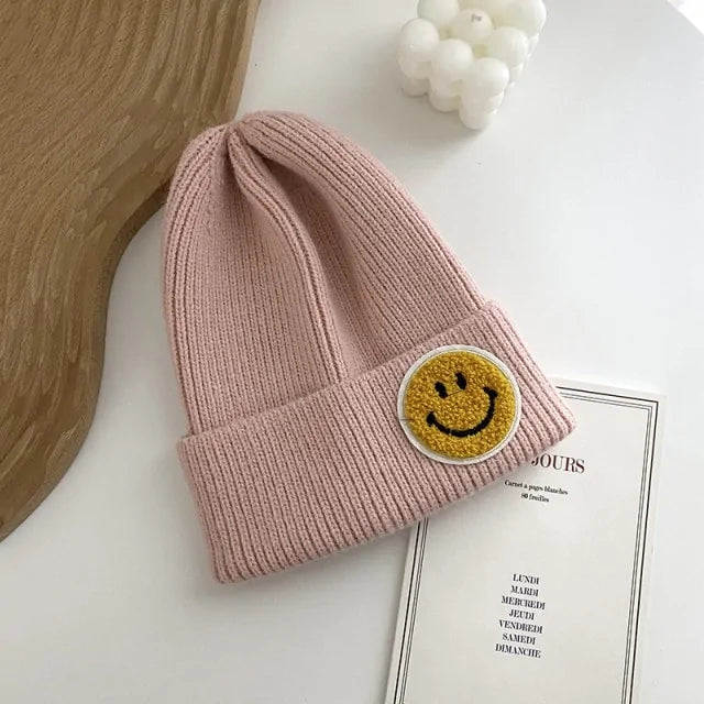 Smiley Face Warm Knitted Hat for Men And Women -  ADAB's Pet World