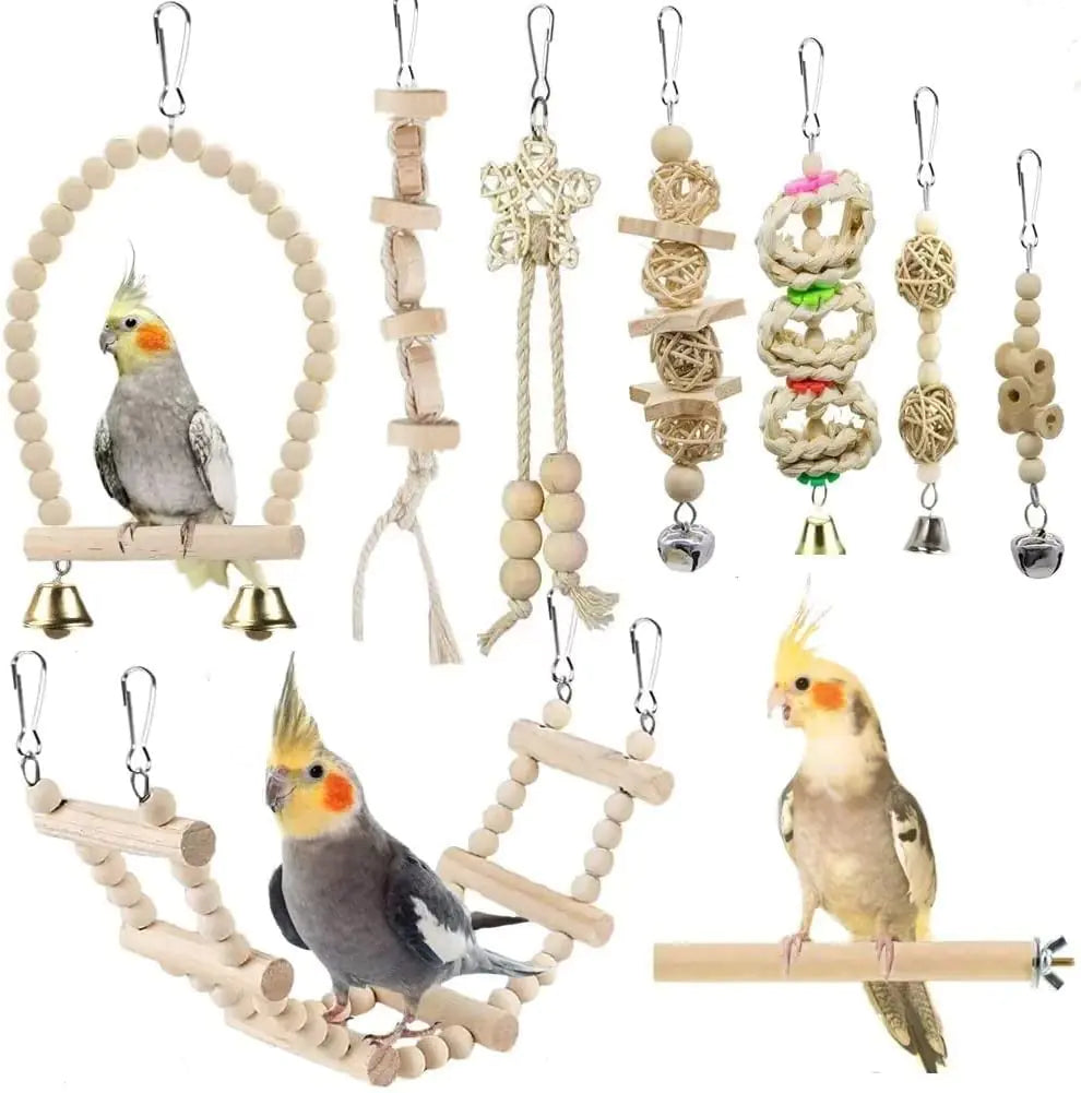 Bird Parrot Swing Toys -  ADAB's Pet World