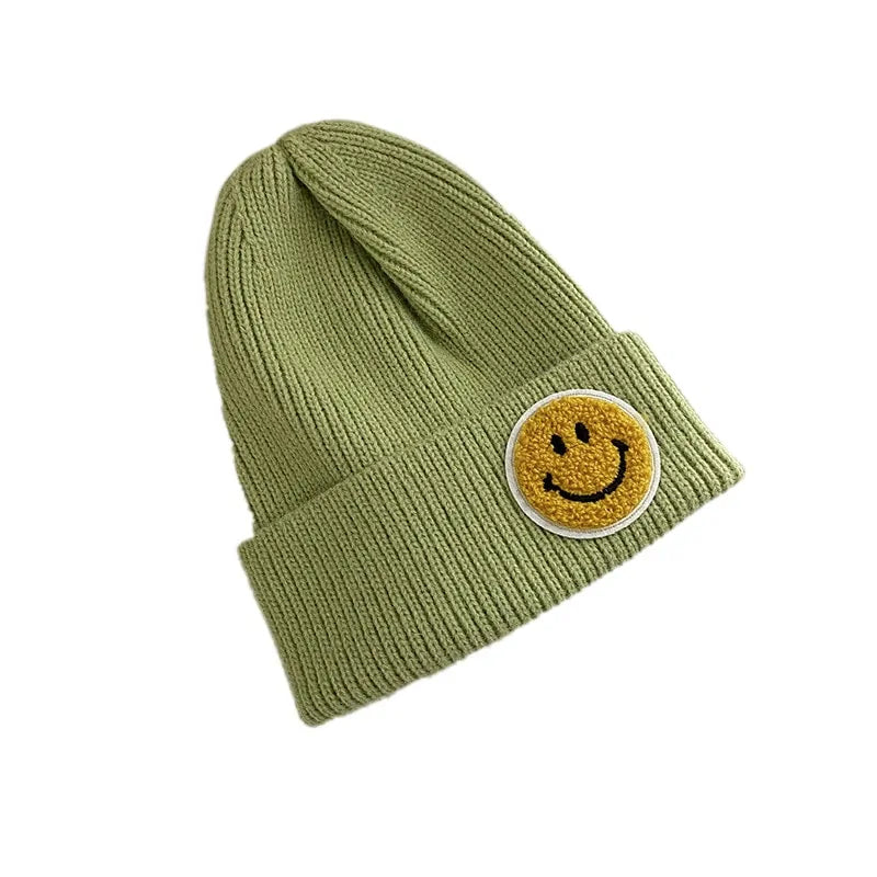 Smiley Face Warm Knitted Hat for Men And Women -  ADAB's Pet World