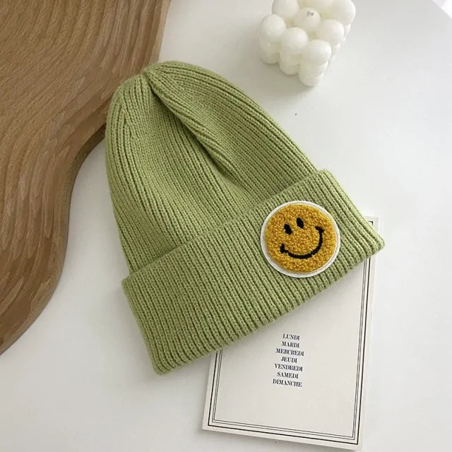 Smiley Face Warm Knitted Hat for Men And Women -  ADAB's Pet World