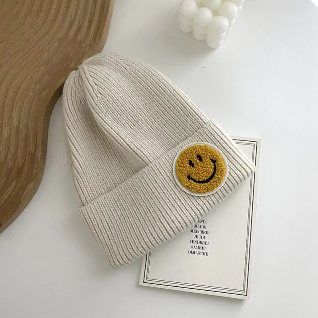 Smiley Face Warm Knitted Hat for Men And Women -  ADAB's Pet World