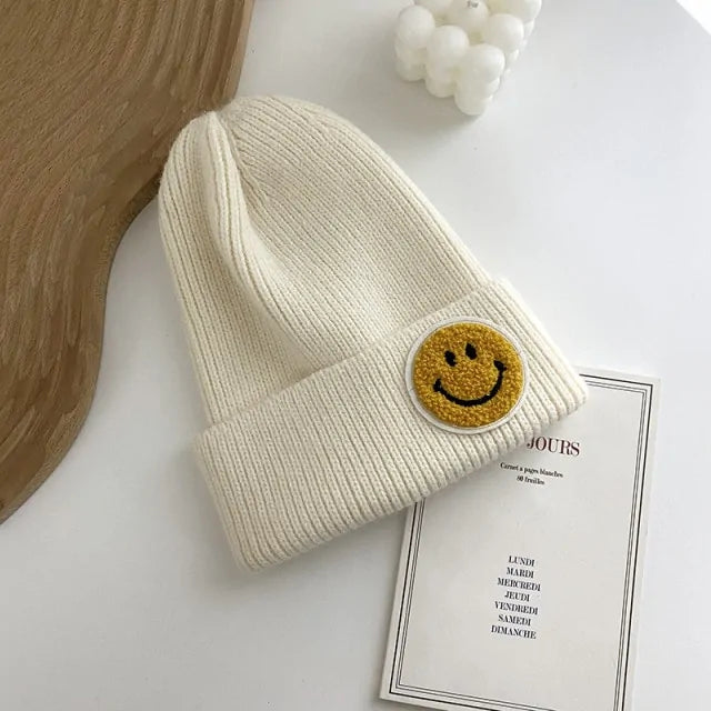 Smiley Face Warm Knitted Hat for Men And Women -  ADAB's Pet World